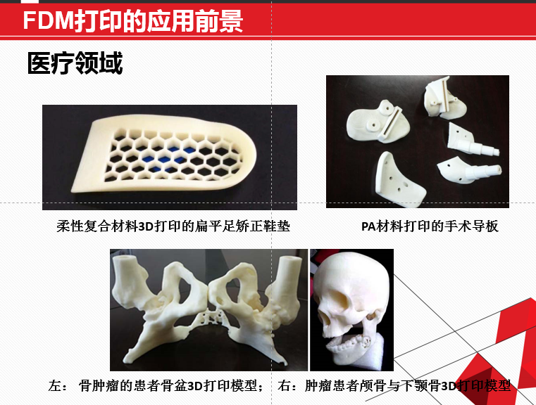 FDM 技術3D打印機應用領域廣泛，在可預見的未來無可估量！